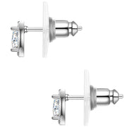 Ohrstecker Zirkonia weiß