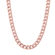 Kette roségold Emaille rosa