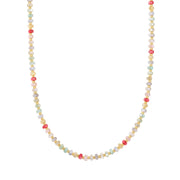 Kette gelbgold Muschelkernperle multicolor