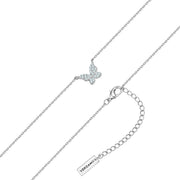 Kette mit Anhänger Zirkonia weiß