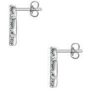 Ohrstecker Zirkonia weiß
