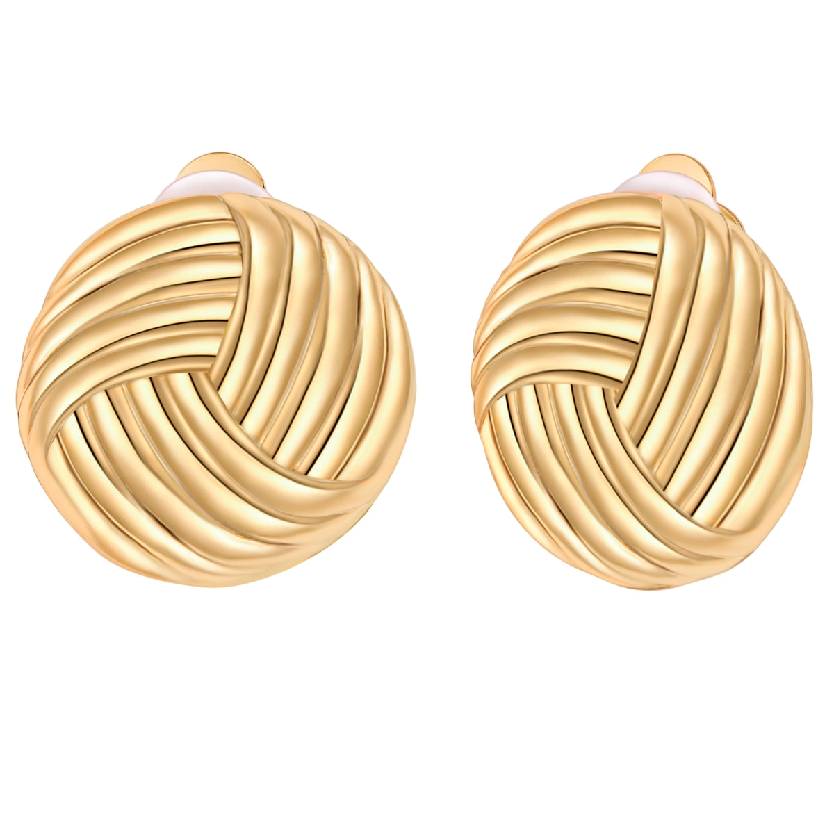 Ohrclips gelbgold