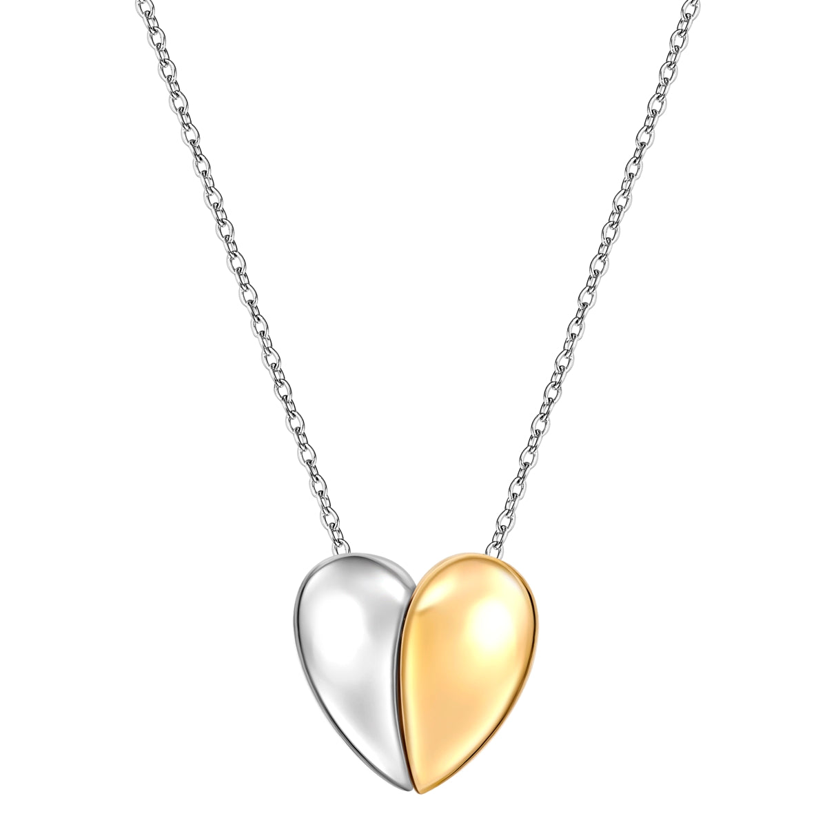 Kette mit Anhänger bicolor