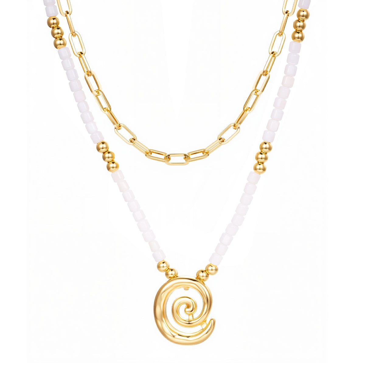 Kette mit Anhänger gelbgold