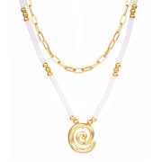 Kette mit Anhänger gelbgold