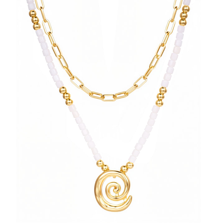 Kette mit Anhänger gelbgold