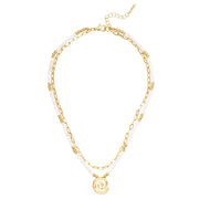 Kette mit Anhänger gelbgold